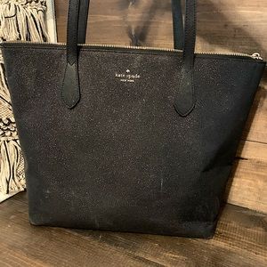 Kate Soade Glittery Black Shoulder Bag